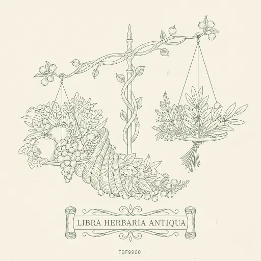 Libra Herbaria Antiqua &mdash; balance d'herbes