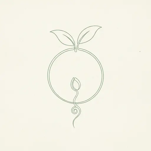 Plante minimaliste, symbole de croissance